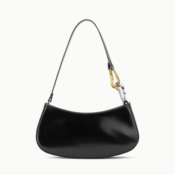 Staud Ollie Shoulder Bag, Black with Two-tone hardware - Picture 2 of 13